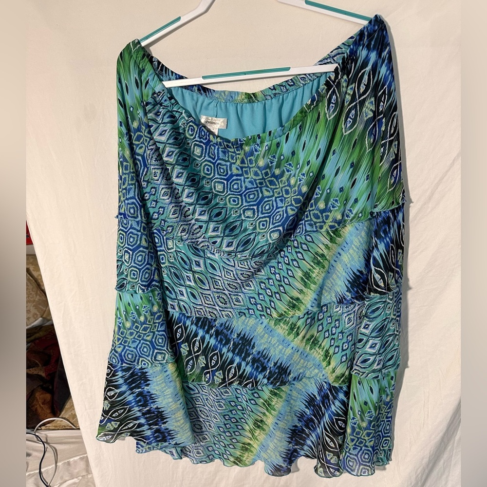 Tiered dress barn skirt